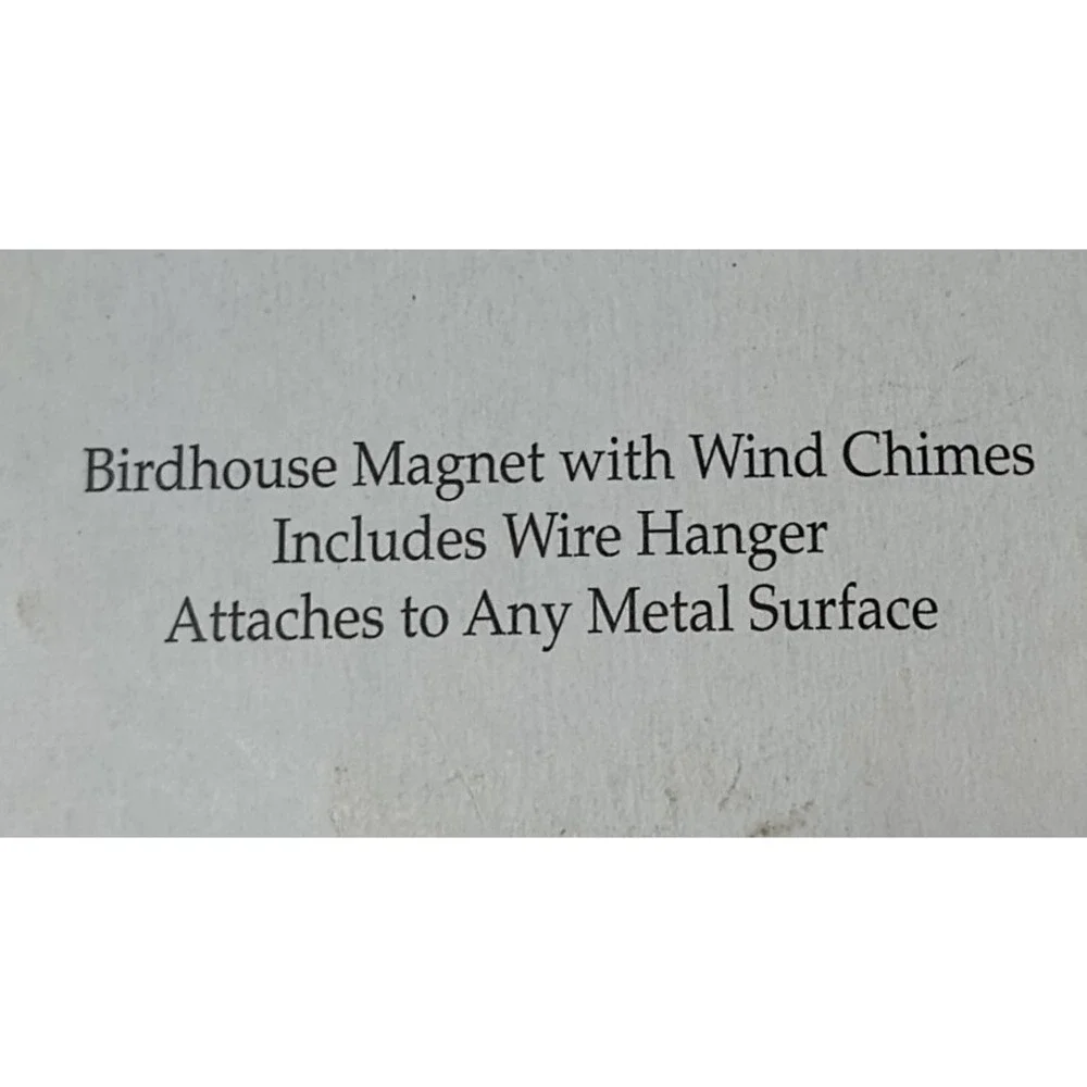 Kitchen Magnet‎ Bird Magnet Brand New Wind Chimes 2000 SEE PICS BB16.1GA1733